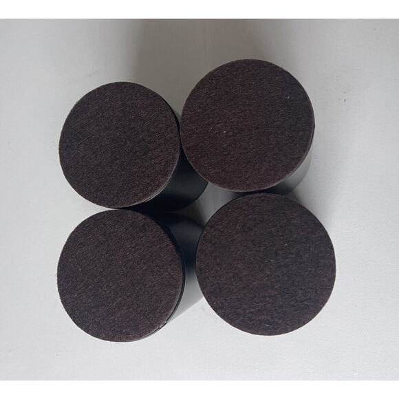 3 Inch Circular Bed Risers Heavy Duty Furniture Black Risers Round Lifters NIB - Picture 3 of 5